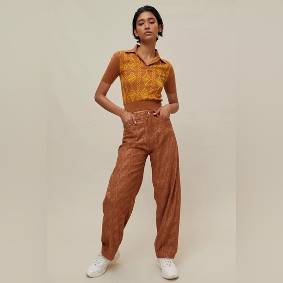 Urban Outfitters BDG Rih Embossed Corduroy Pants - Picture 1 of 11